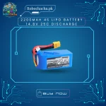 2200mAh 4S 14.8V 25C High Discharge Lithium Polymer (LiPo) Battery for Professional Robotics and Drones