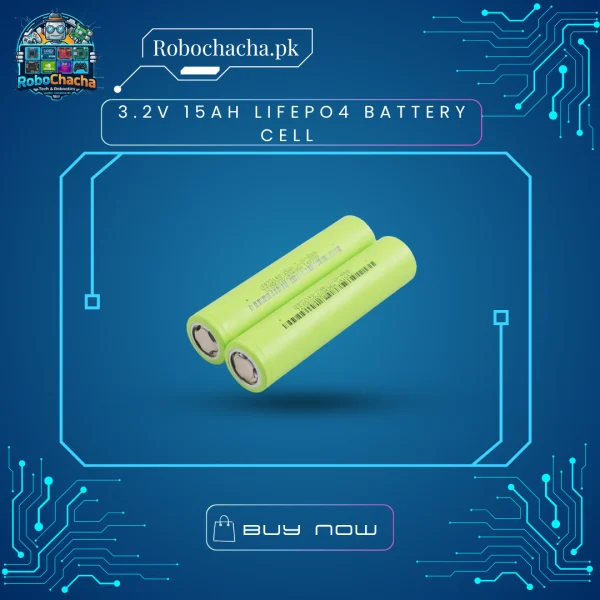 3.2V 15Ah LiFePO4 Lithium Iron Phosphate High-Capacity Rechargeable Battery Cell for Solar and EV Projects