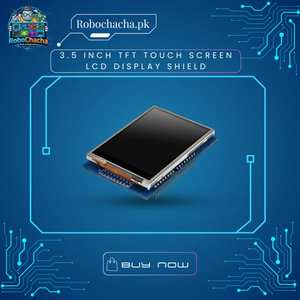 3.5 Inch 320x480 TFT Color Touch Screen LCD Shield Module with MicroSD Card Slot for Arduino Uno and Mega 2560