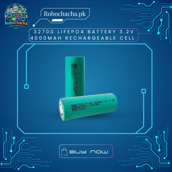 32700 3.2V 4000mAh LiFePO4 Rechargeable Battery Cell for Solar Storage and Electric Vehicles