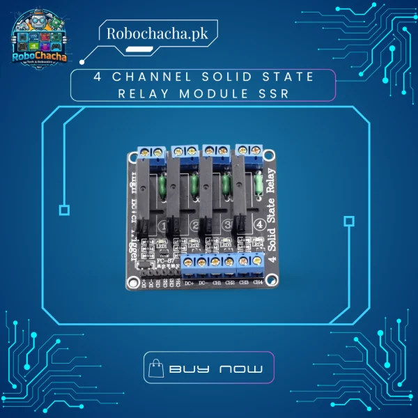 4-Channel 5V Low Level Trigger Solid State Relay SSR Board 240V 2A Multi-Channel AC Controller for Arduino and ESP32 IoT
