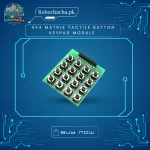 4x4 Matrix Tactile Push Button Keypad Module 16 Key Hard Switch Array Board for Arduino, PIC, and Robotics Projects