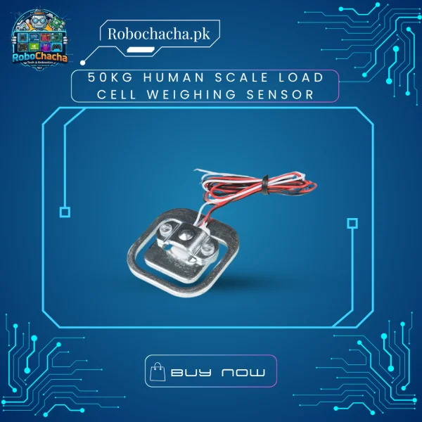 50kg Human Scale Load Cell Electronic Weighing Sensor Strain Gauge Module for Arduino and Smart Scales