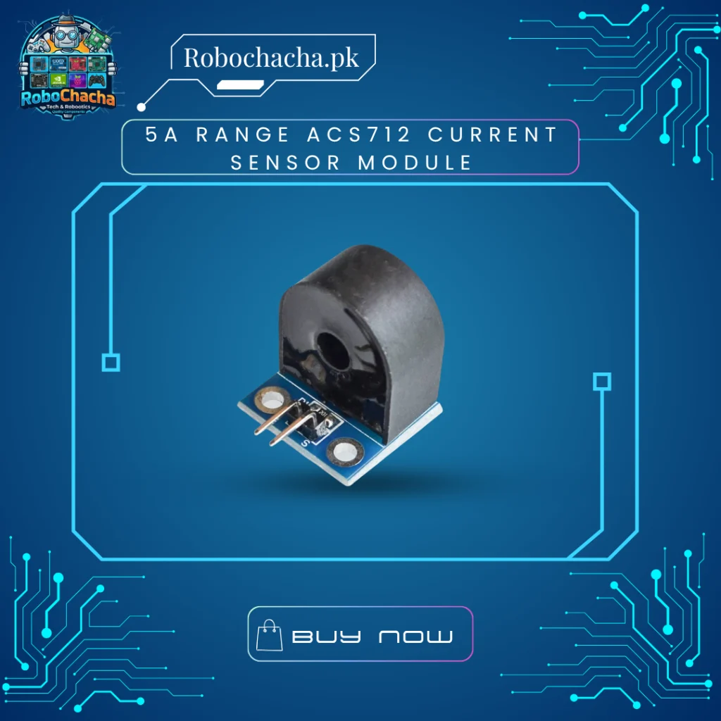 5A ACS712 Hall Effect Current Sensor Module for AC and DC Current Measurement