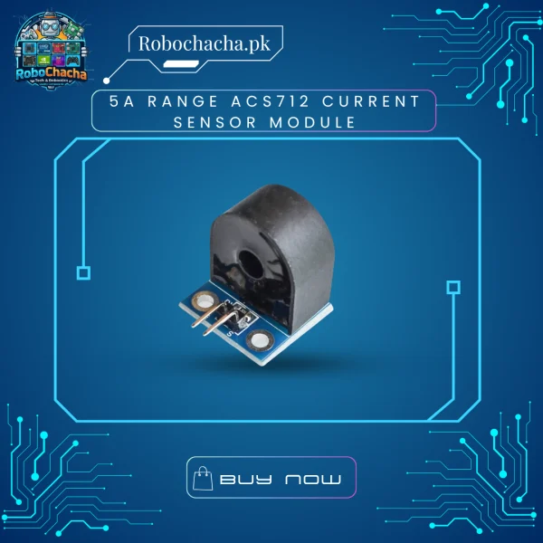 5A ACS712 Hall Effect Current Sensor Module for AC and DC Current Measurement
