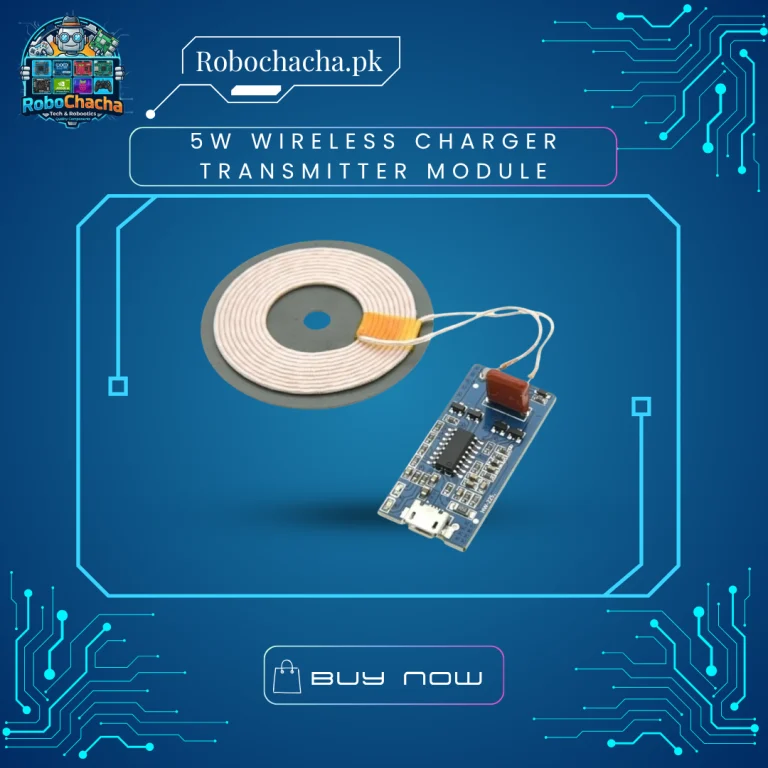 5W Qi-Compatible Wireless Charger Transmitter Circuit Board Module with Separate Induction Coil and Status LED Indicator