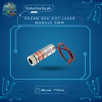 650nm 5mW Red Dot Laser Diode Module with Adjustable Focus and Copper Casing for Arduino and Security Alarms