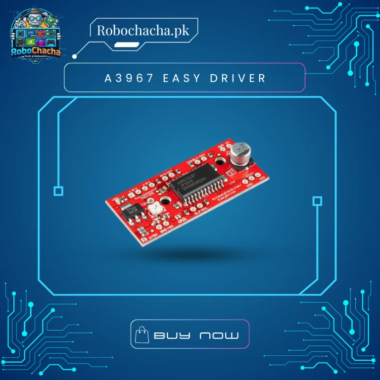 A3967 EasyDriver Bi-Polar Stepper Motor Driver Module with 8-Way Microstepping and Current Adjustment for Arduino and Robotics