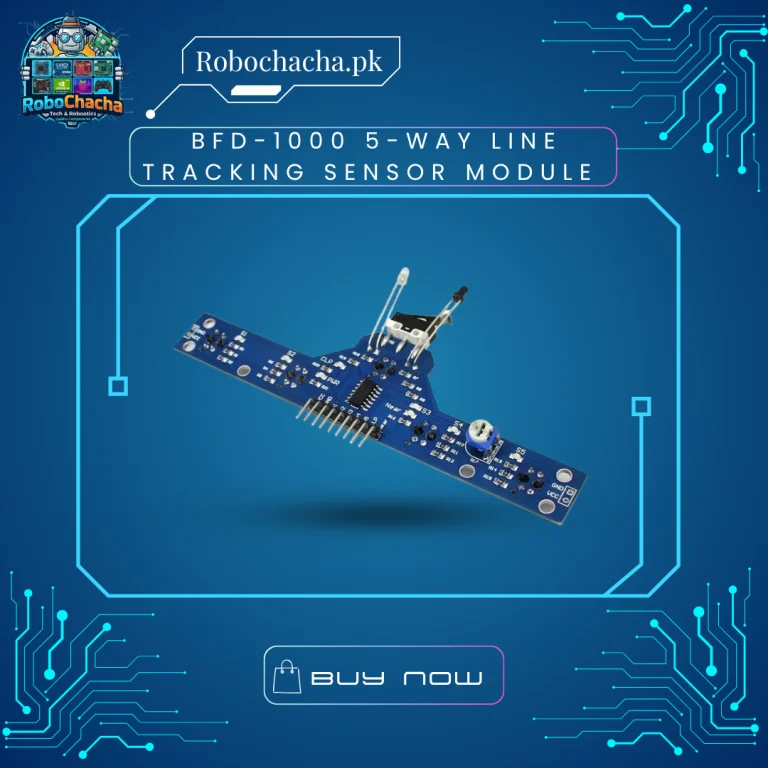 BFD-1000 5-Way Line Tracking Sensor Array with Integrated Limit Switch and IR Obstacle Avoidance Module