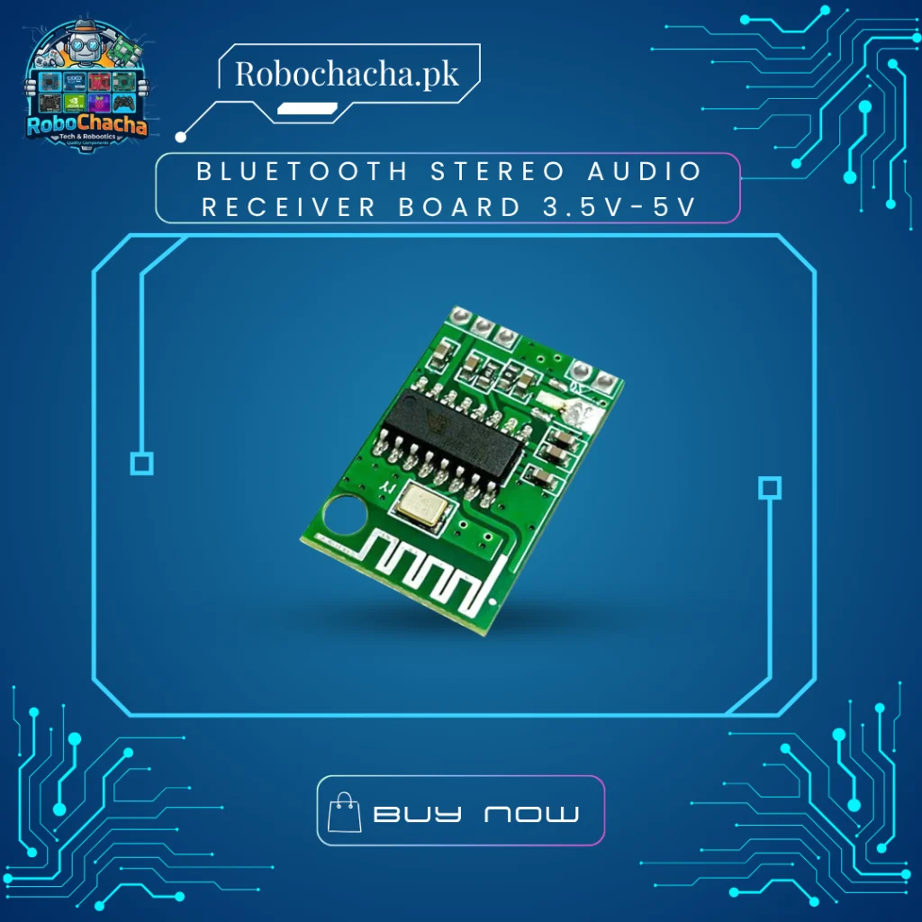 Mini 3.5V-5V Bluetooth Stereo Audio Receiver Decoder Board Module for DIY Wireless Speaker Modifications