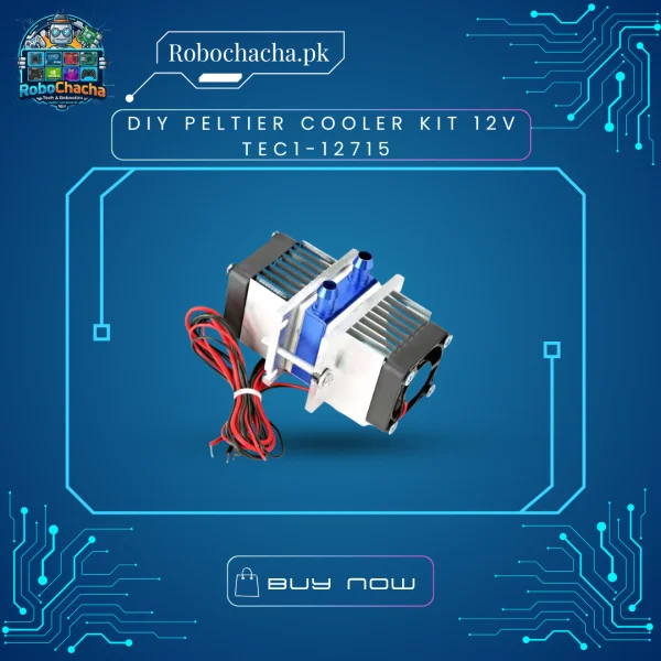 DIY Peltier Cooler Kit 12V TEC1-12715 High Power Thermoelectric Cooling System with Heatsinks and Fan