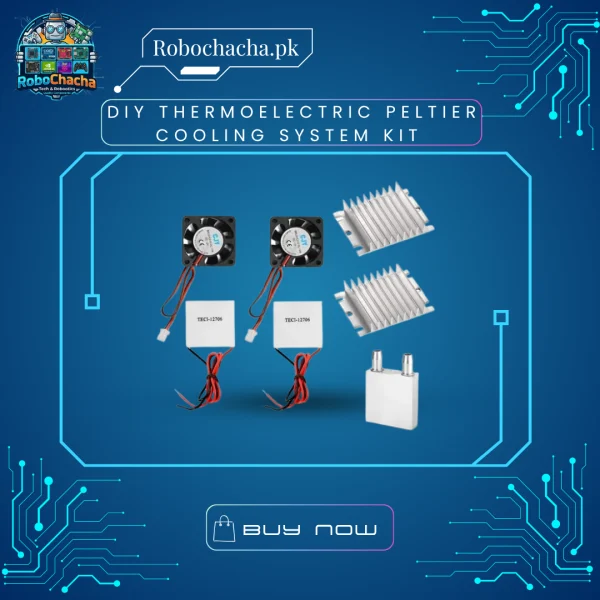 Complete DIY Thermoelectric Peltier Refrigeration Cooling System Kit with 12706 Module and Heatsinks