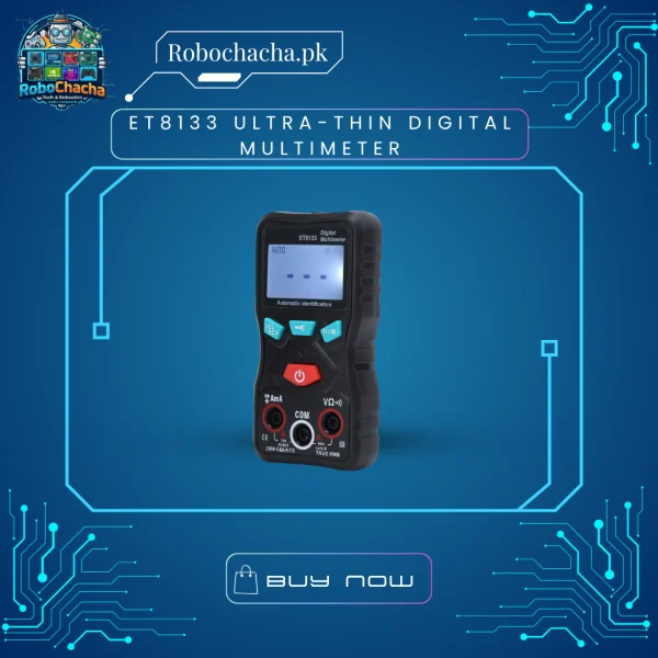 ET8133 Ultra-Thin Smart Digital Multimeter 6000 Counts with Auto-Identification and NCV