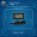 FY-12 Mini Digital LCD Thermometer and Hygrometer Panel Mount Humidity Meter Gauge