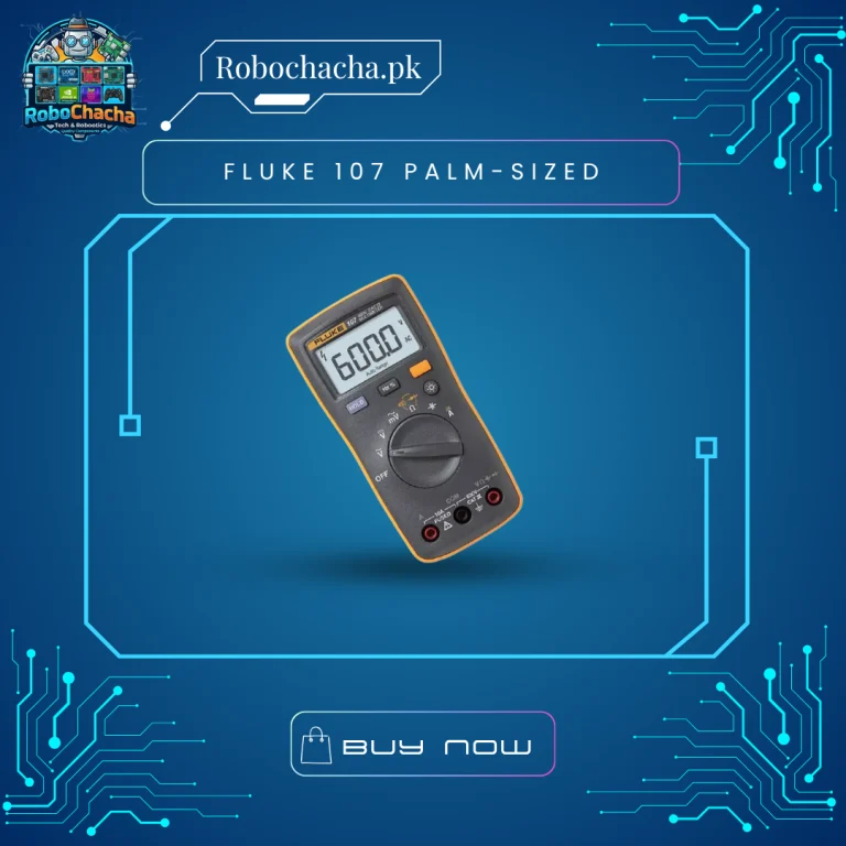 Fluke 107 Palm-Sized Digital Multimeter with Backlit Display and AC/DC Current Measurement