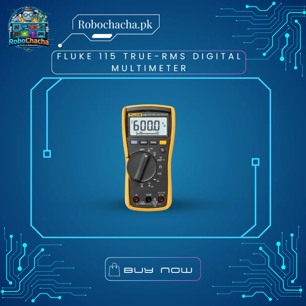 Fluke 15B MAX Digital Multimeter with Large Backlit LCD and Safety Input Alert