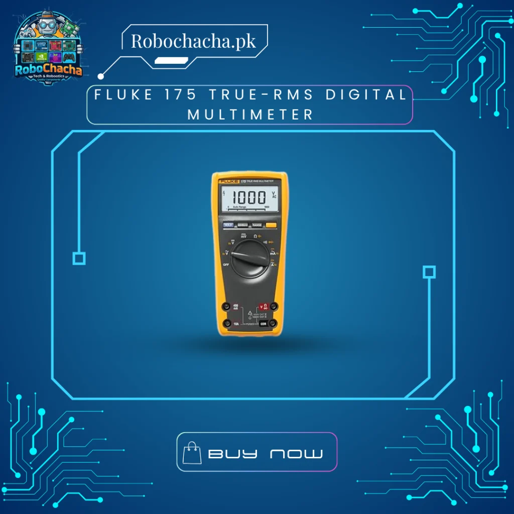 Fluke 175 True-RMS Industrial Digital Multimeter for Professional Electrical and Electronic Troubleshooting - Robochacha Pakistan