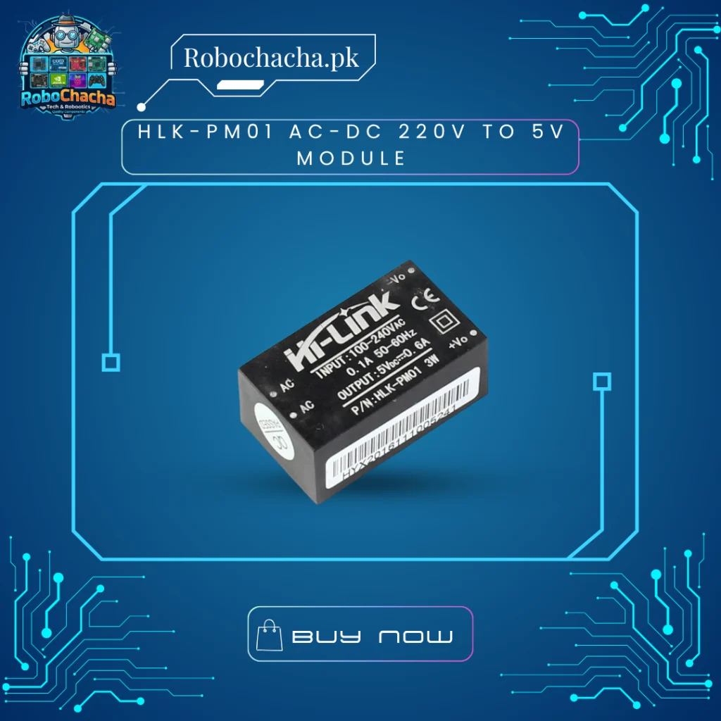 Genuine HLK-PM01 AC-DC 220V to 5V 3W Isolated Switching Power Supply Encapsulated Module for Smart Home Projects