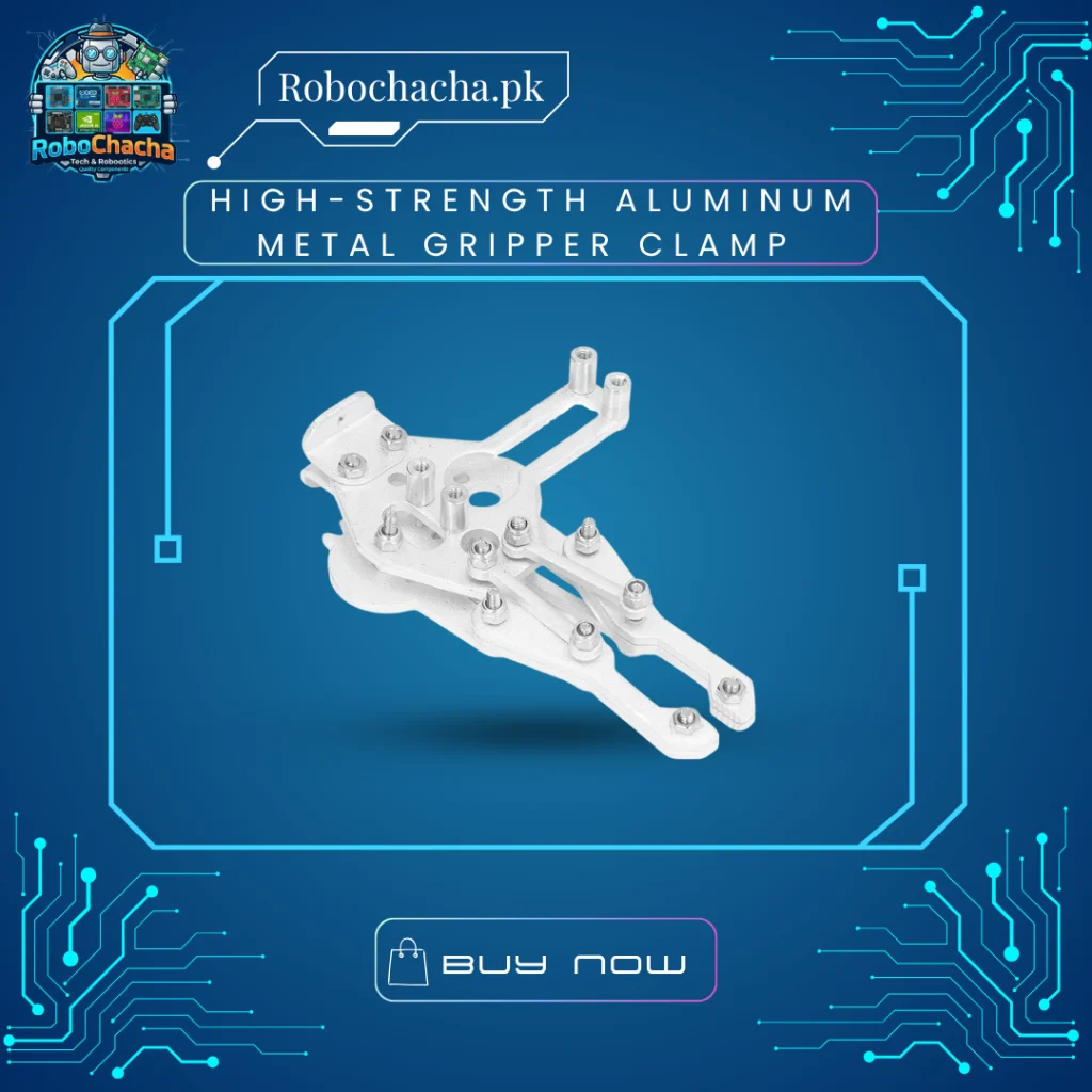 Heavy Duty Aluminum Metal Gripper Clamp Robotic Mechanical Claw Bracket for MG996R Servo Motor