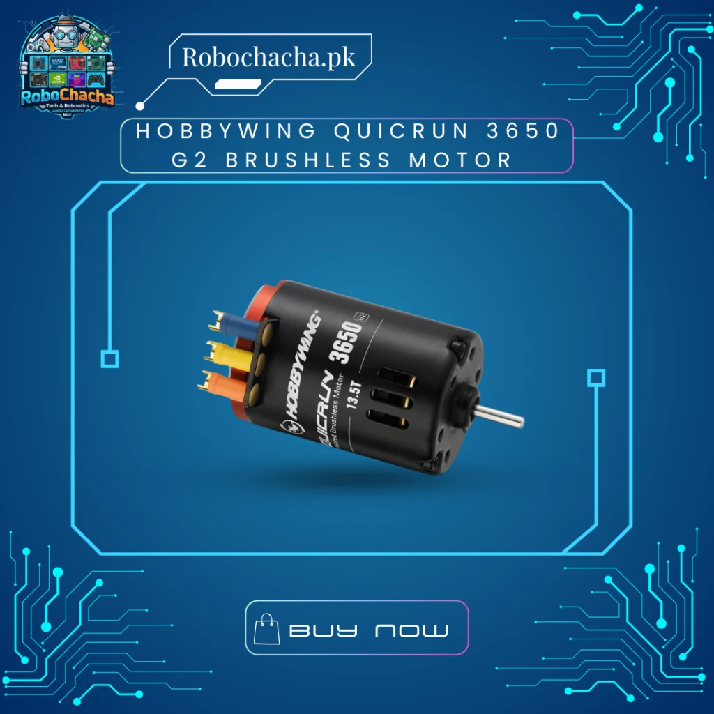 Hobbywing QuicRun 3650 G2 High Performance Brushless Motor for 1/10 Scale RC Cars and Buggies