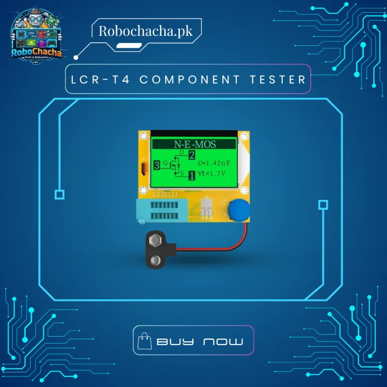 LCR-T4 Graphical Multi-function Component Tester and Transistor ESR Meter for Electronic Workshop and Repair - Robochacha Pakistan
