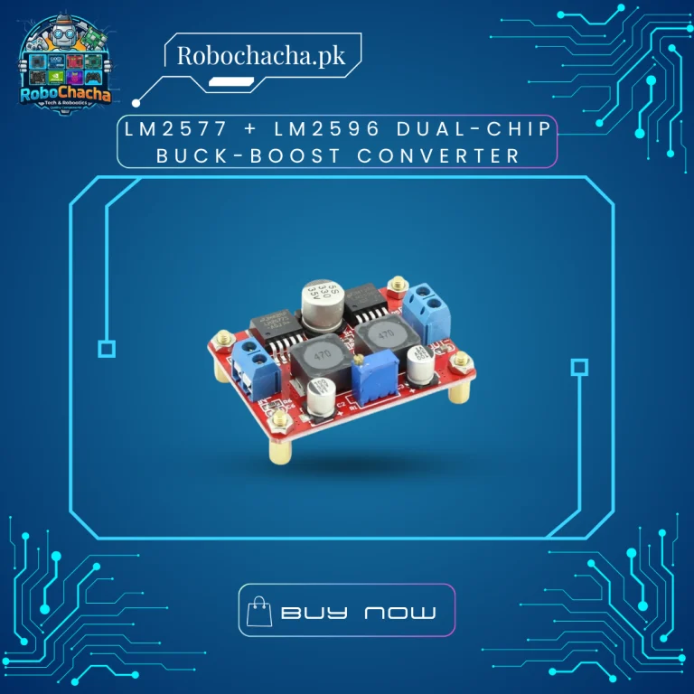 LM2577 + LM2596 Dual-Chip Automatic DC-DC Buck-Boost Step-Up/Down Converter Module