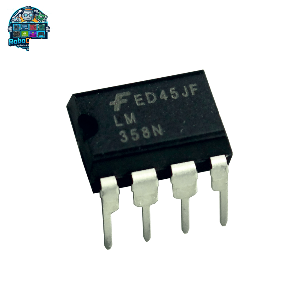 LM358 Dual Operational Amplifier Op-Amp IC DIP-8 for Arduino Sensor Amplification and Voltage Comparison