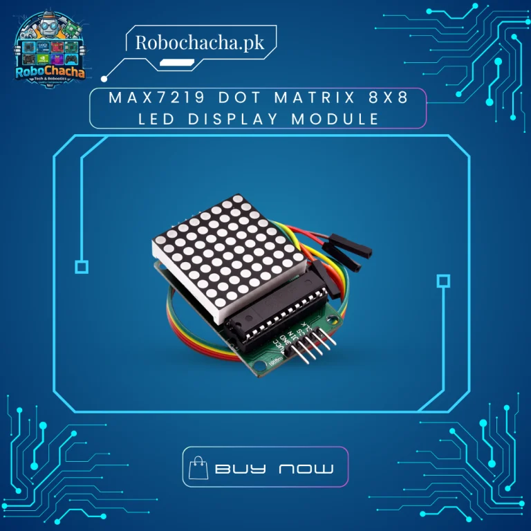 MAX7219 SMD 8x8 Red LED Dot Matrix Display Module with SPI Interface for Arduino and DIY Electronics