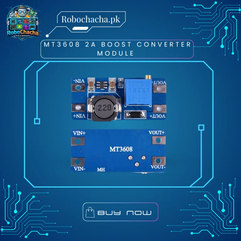 MT3608 2A Adjustable DC-DC Step-Up Boost Converter Module for Arduino and Battery Projects