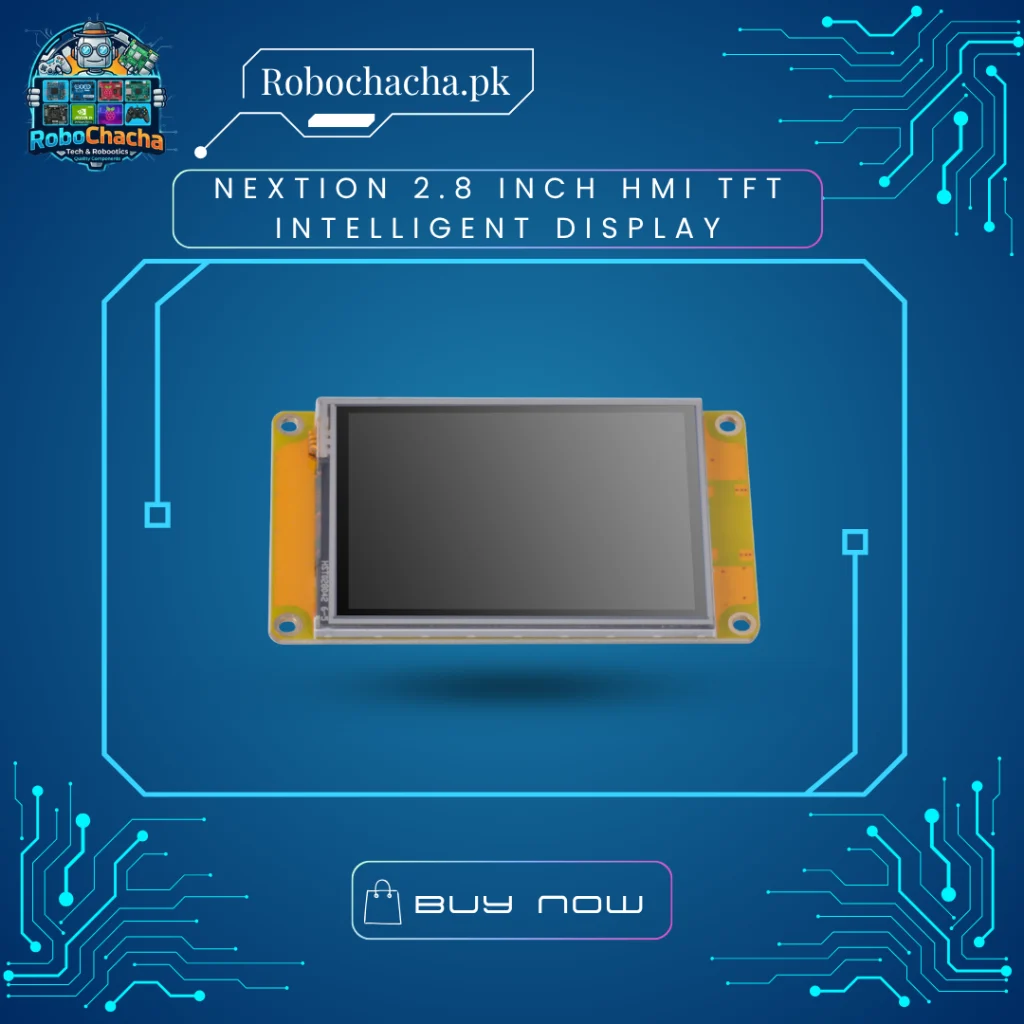 Nextion 2.8 inch HMI Intelligent TFT Resistive Touch Display Module NX3224F028 Discovery Series - Robochacha Pakistan