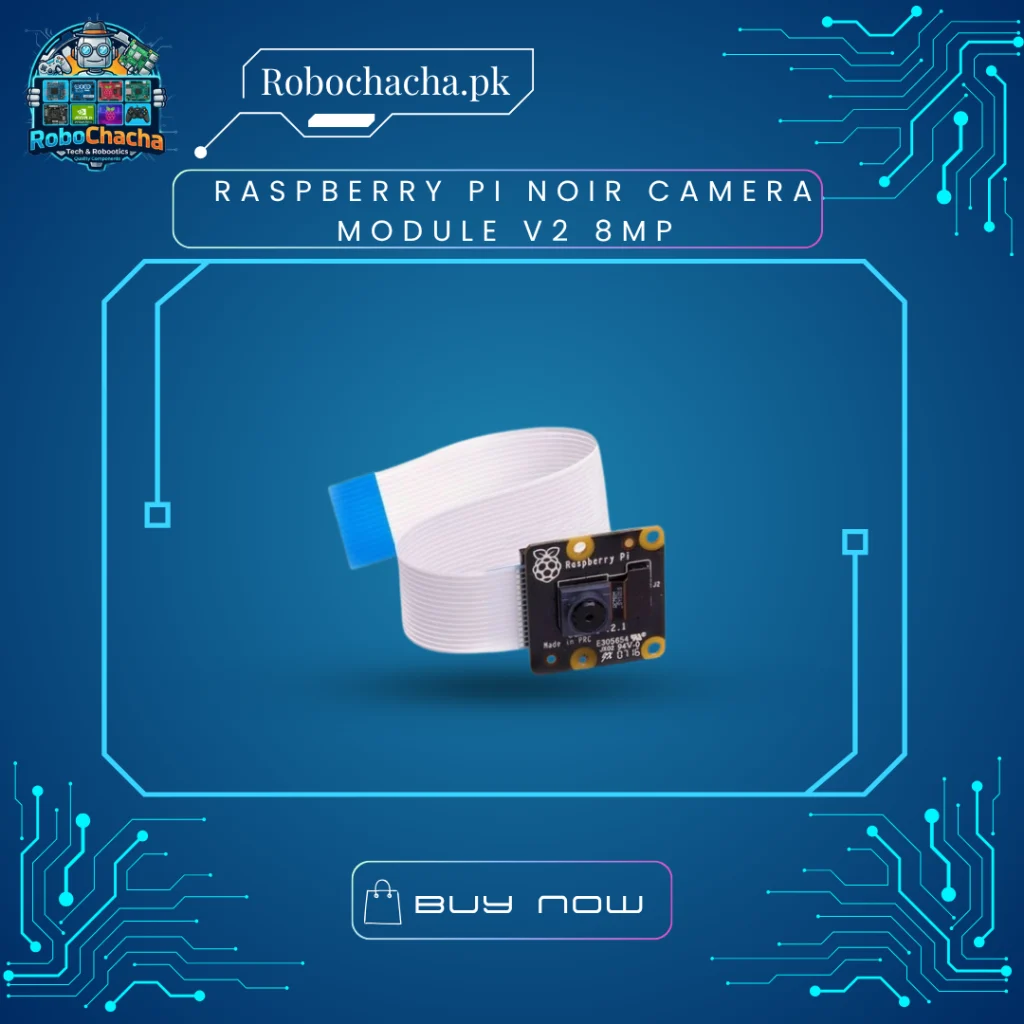 Official Raspberry Pi NoIR Camera Module V2 8MP Night Vision Sensor with Sony IMX219 and 15cm Ribbon Cable