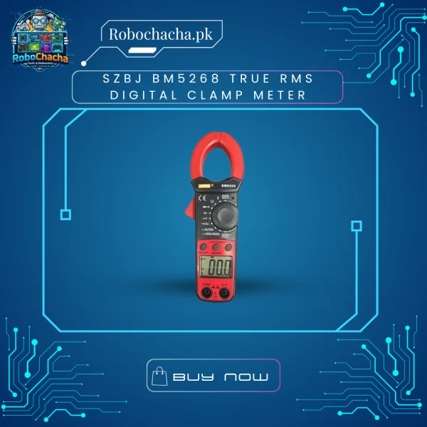 SZBJ BM5268 True RMS Digital Clamp Meter for High Precision AC Current and Capacitance Testing