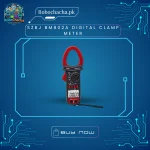 Overview 📝The SZBJ BM802A is a versatile digital tong tester that balances portability with high-capacity performance. Designed to measure AC current up to 600A, it is the ideal choice for technicians working in environments where 400A meters might fall short. Whether you are troubleshooting a three-phase motor or a heavy-duty commercial inverter, the BM802A provides clear, accurate readings on its large LCD. Its durable construction ensures it can handle the dusty and hot environments common in Pakistani workshops and construction sites.Key Features ✨600A AC Current Range: Provides more overhead for commercial power systems and large machinery.Large 30mm Jaw: Easily accommodates thick insulated cables and multi-strand wires.Full Multimeter Capability: Measures AC/DC voltage up to 600V and resistance, making it an all-in-one diagnostic tool.Fast Continuity Buzzer: Instantly identify wiring faults, open circuits, or short circuits.Data Hold Function: Capture readings in tight or dark spots where you can't easily see the screen.Auto-Power Off: Preserves battery life by automatically shutting down after periods of inactivity.Technical Specifications ⚙️FeatureSpecificationAC Current (ACA)2A / 20A / 200A / 600A ±(2.5%+5)DC Voltage (DCV)600V ±(0.8%+1)AC Voltage (ACV)600V ±(1.2%+5)Resistance2kΩ / 200kΩ / 2MΩ ±(1.0%+3)Display Count1999 MaxJaw Opening30 mmPower Supply2 x 1.5V AAA BatteriesPackage Includes:1 x SZBJ BM802A Digital Clamp Meter1 x Pair of High-Quality Test Leads1 x Soft Protective Carrying Bag1 x User Manual