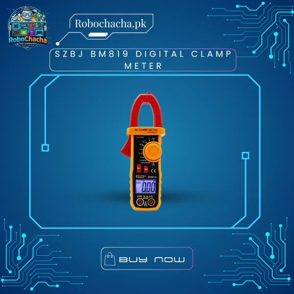 SZBJ BM819 Digital Clamp Meter with 600A AC Measurement and Capacitance Testing for Industrial Electrical Maintenance