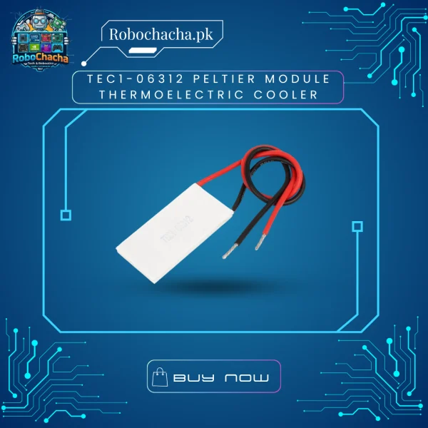 TEC1-06312 12A 30x30mm High Performance Thermoelectric Cooler Peltier Module for Compact Cooling