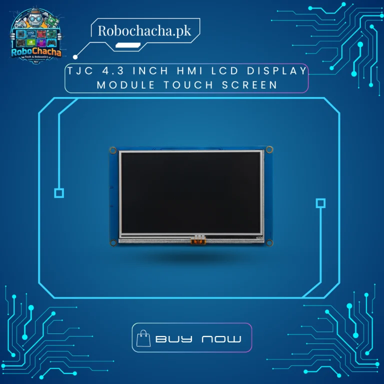TJC 4.3 Inch 480x272 Smart HMI Serial Touch LCD Display Module with UART Interface for Raspberry Pi and Arduino Robotics