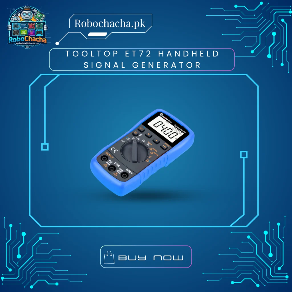 TOOLTOP ET72 Handheld Digital Signal Generator and Process Calibrator with Color LCD for 4-20mA and 0-10V Testing