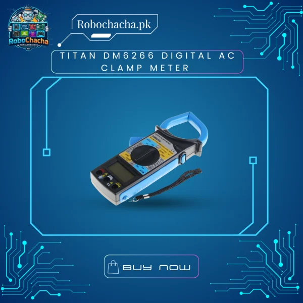 Titan DM6266 Professional Digital AC Clamp Meter 1000A for High Voltage Electrical Testing
