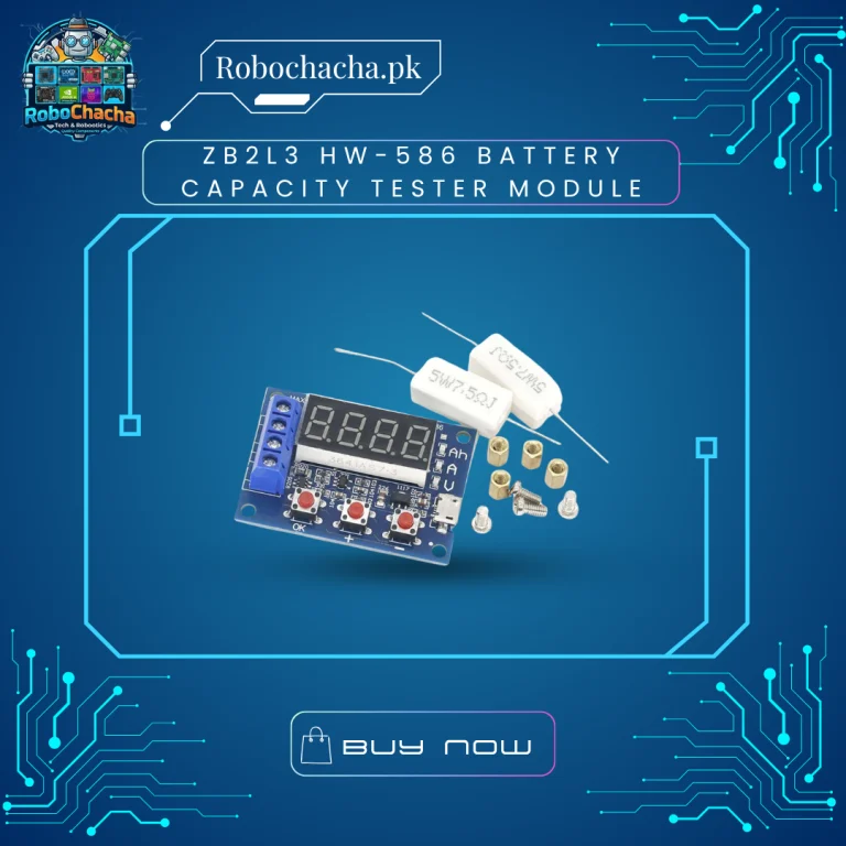 ZB2L3 HW-586 Battery Capacity Tester Module and 18650 Discharge Meter with Ceramic Resistors - Robochacha Pakistan