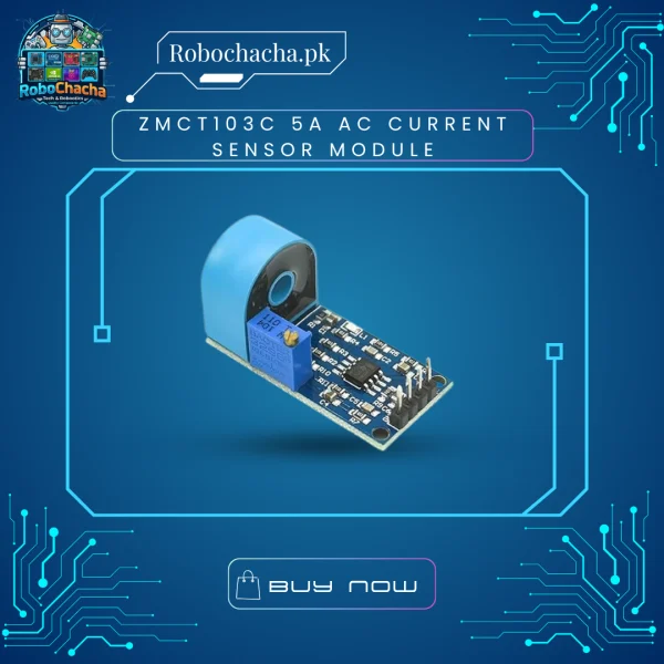 ZMCT103C 5A Range Single Phase AC Current Sensor Module with Active Output and Onboard Op-Amp