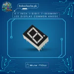 0.7 Inch Single Digit 7-Segment Common Anode Red LED Display Module for Electronics Prototyping
