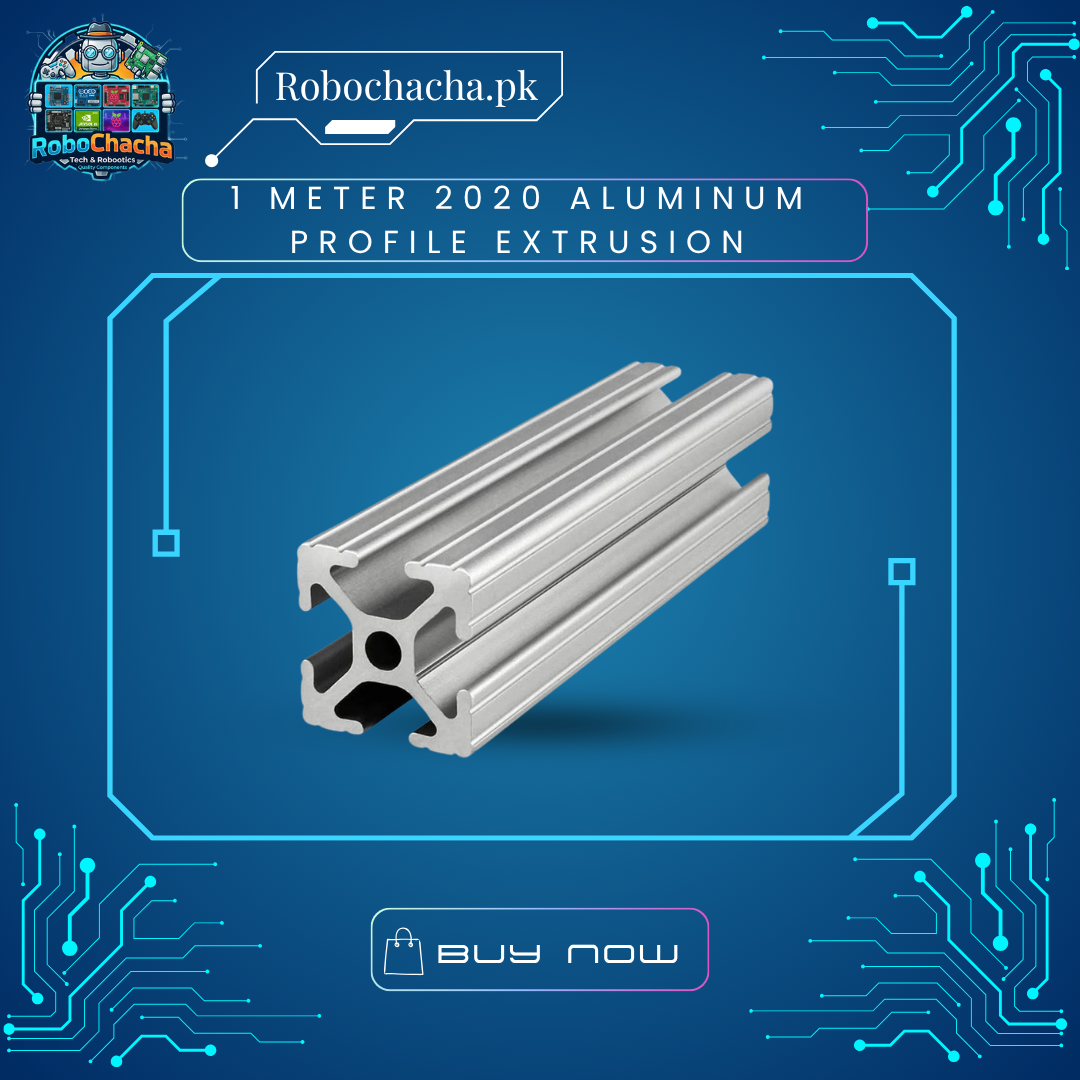 1 Meter 2020 Aluminum Profile Extrusion 1 Meter 2020 T-Slot V-Slot Aluminum Profile Extrusion Rail for 3D Printer and CNC Frame