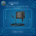 12.6V 1A 3S 3-Cell Lithium Ion Smart Battery Wall Charger Adapter with 5.5mm Barrel Jack and Dual Color LED Indicator