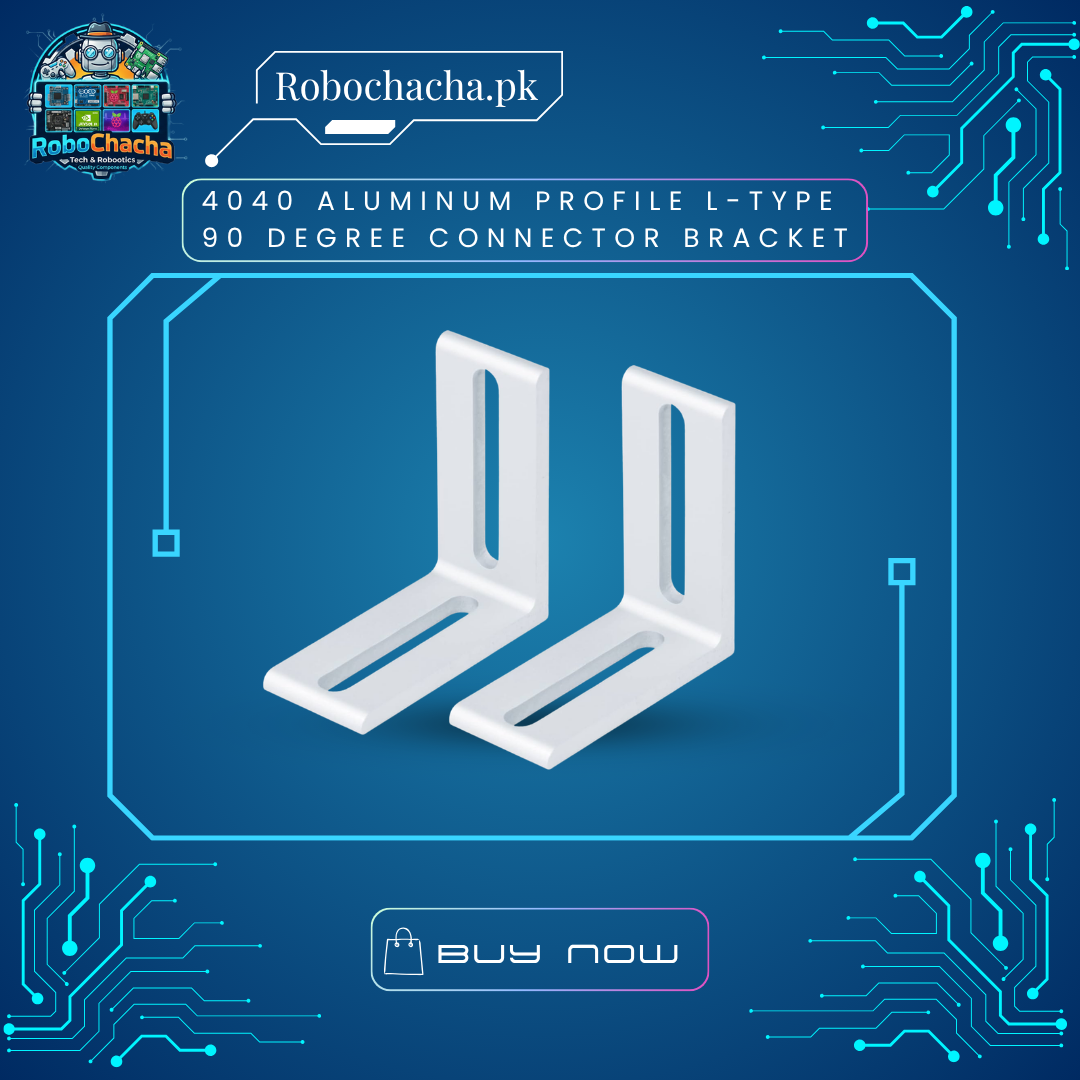 4040 Aluminum Profile L-Type 90 Degree Connector Bracket L-Type 90 Degree Internal Corner Connector Bracket for 4040 Series Aluminum Profile Extrusion