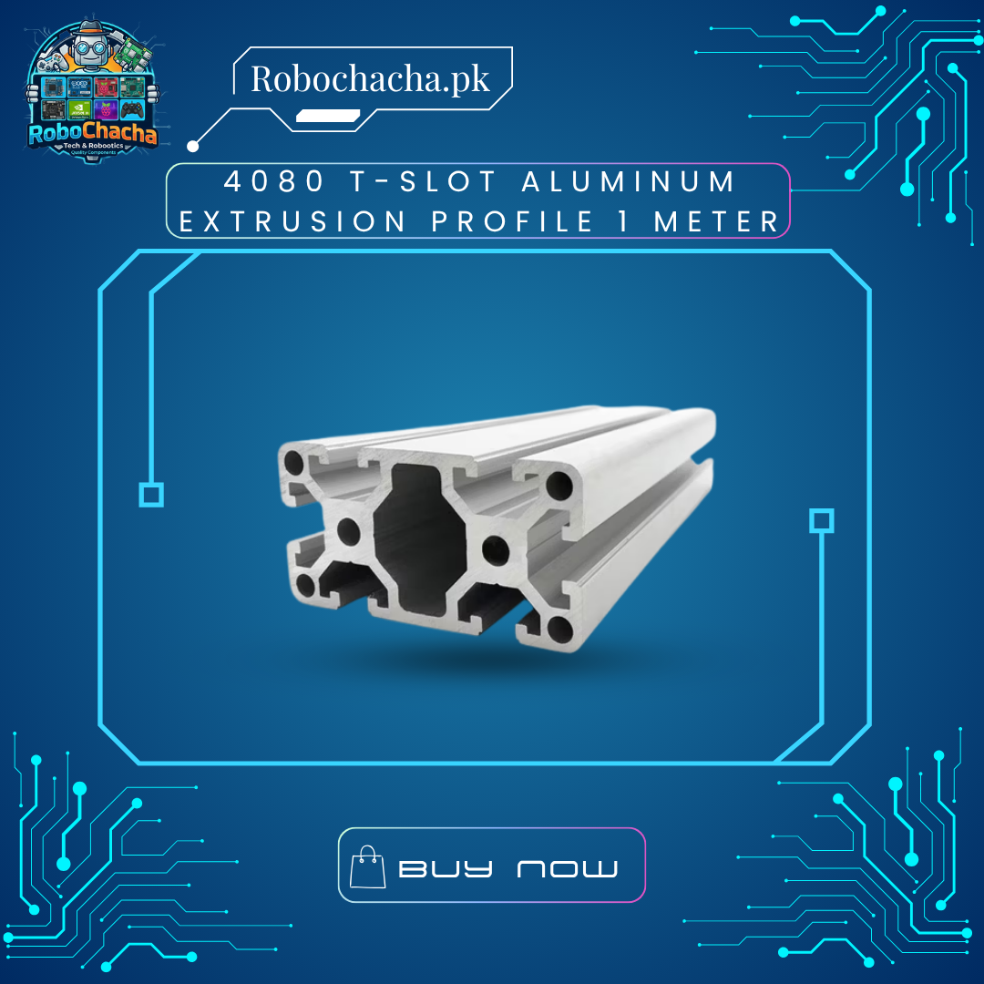 4080 T-Slot Aluminum Extrusion Profile 1 Meter Heavy-Duty 4080 T-Slot Aluminum Extrusion Profile 40x80mm Cross Section 1 Meter Length Silver Anodized Beam