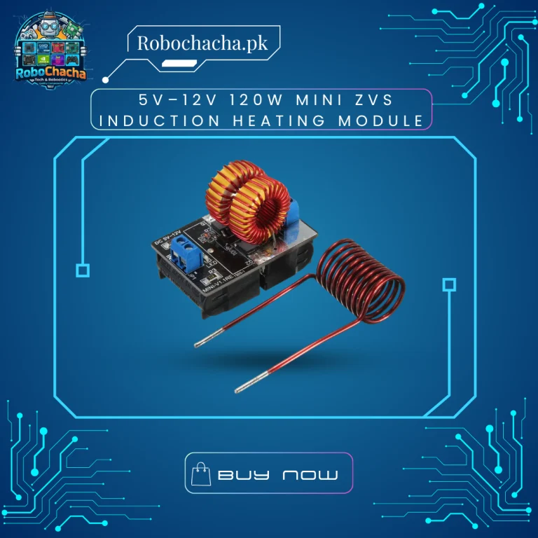 Mini ZVS Induction Heating Power Supply Module 120W with Copper Coil for DIY Metal Heating Experiments