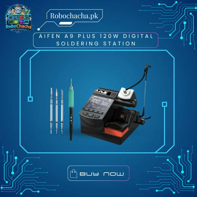 Aifen A9 Plus 120W Digital Precision Soldering Station Smart Base Unit Compatible with T245 T210 T115 Handles for Micro Soldering