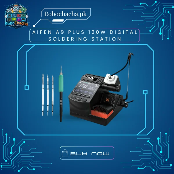 Aifen A9 Plus 120W Digital Precision Soldering Station with Smart Standby Cradle and Memory Presets