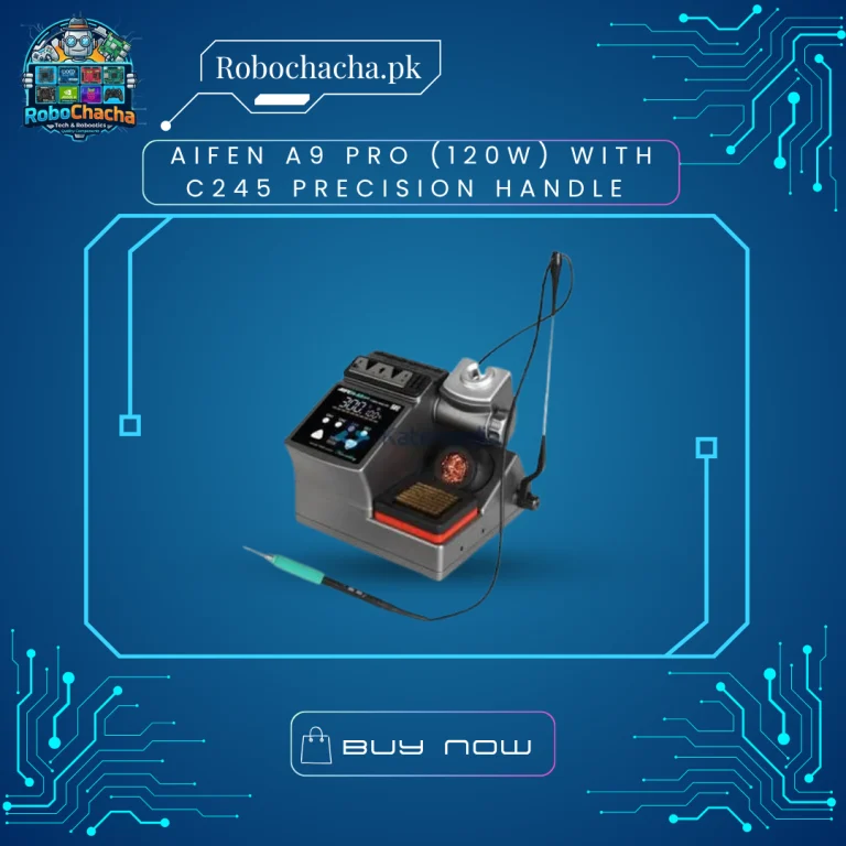 Aifen A9 Pro 120W Smart Soldering Station Base Kit with C245 Handle Featuring Integrated Wand Control Buttons