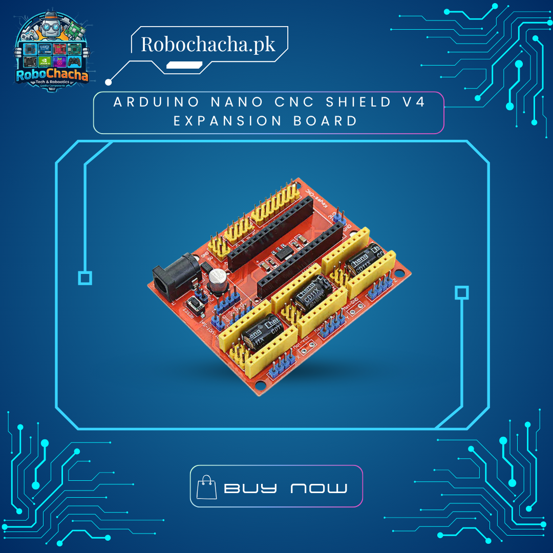Arduino Nano CNC Shield V4 Expansion Board Arduino Nano CNC Shield V4 3-Axis Stepper Motor Driver Expansion Board for GRBL Hardware Projects